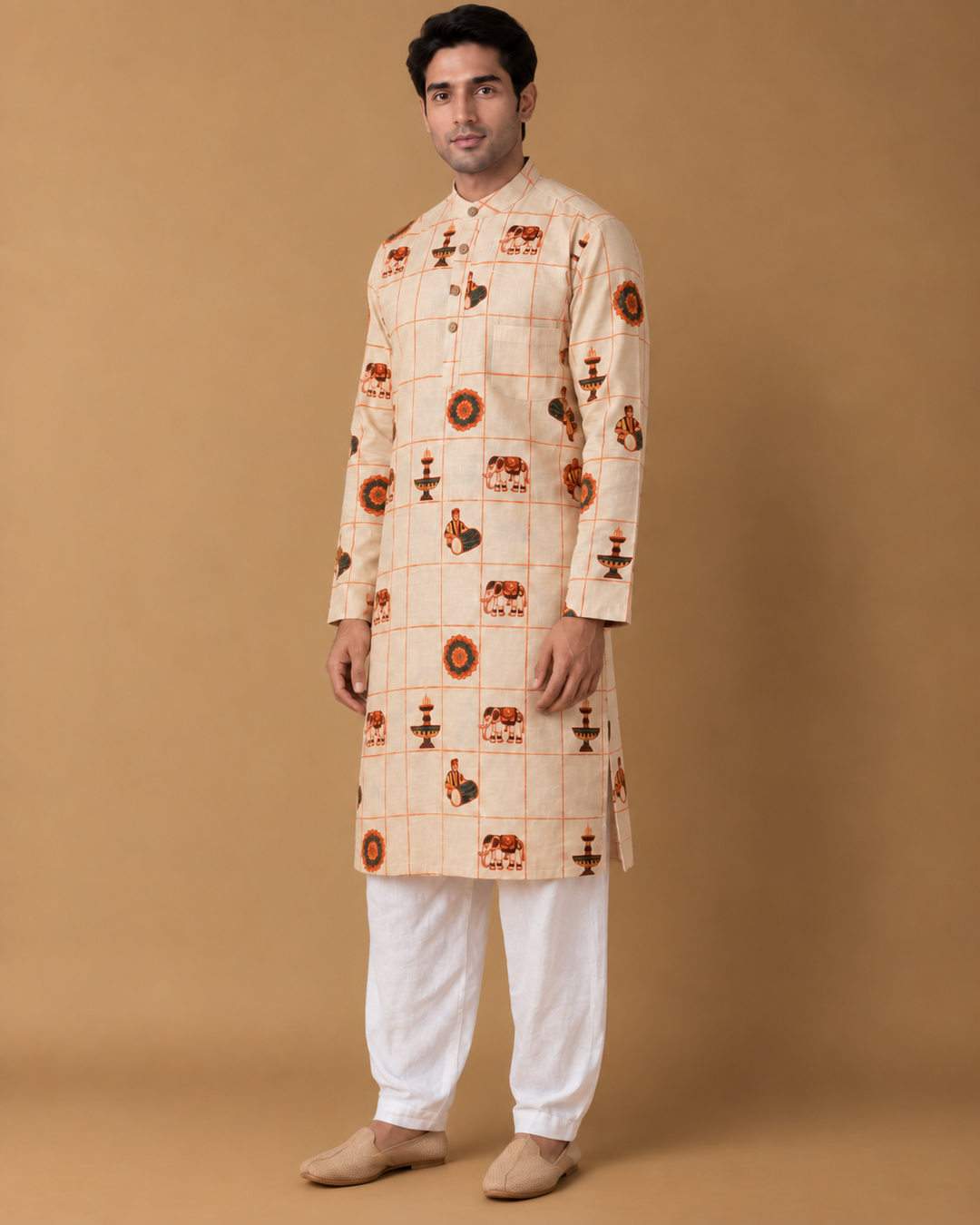 Jashn* Printed Kurta Set 