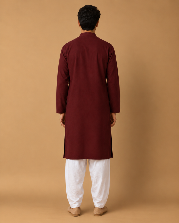 Ruhani* Cotton Linen Kurta Set 