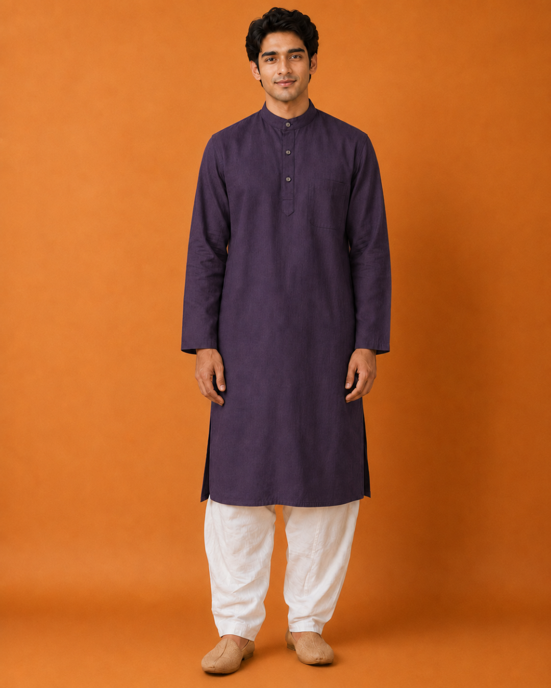 Noir Violet* Kurta Set 