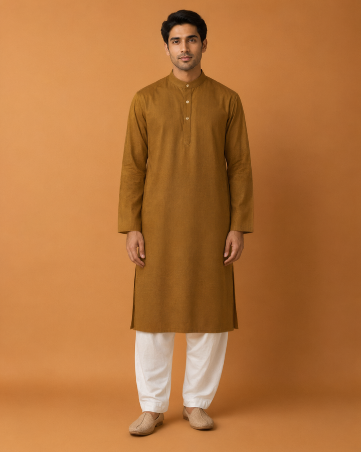 Maati* Cotton Linen Kurta Set 