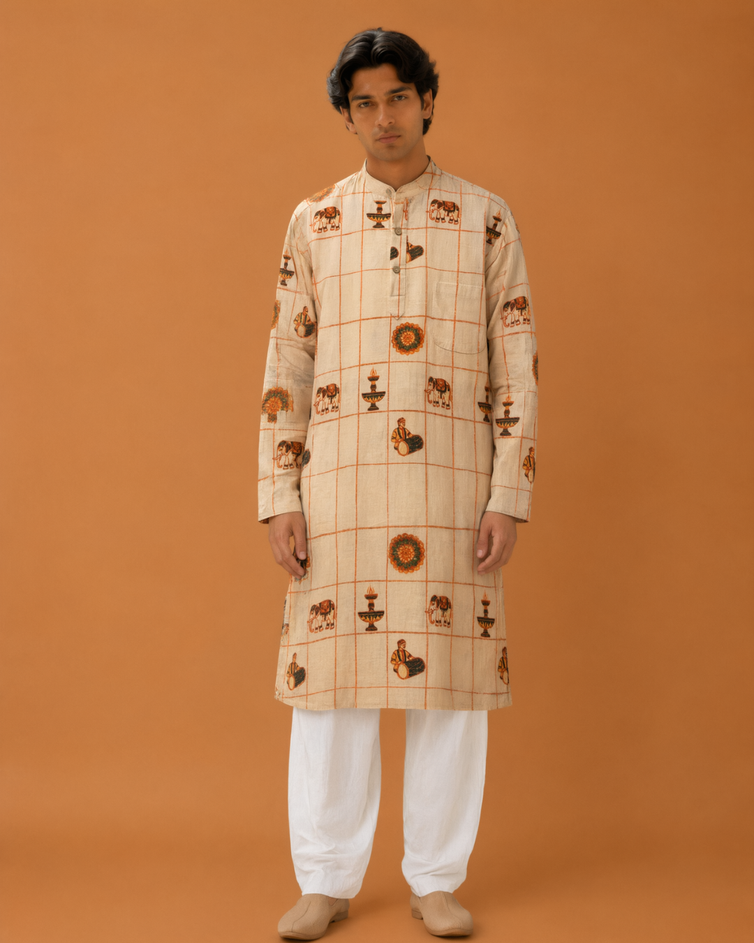 Jashn* Printed Kurta Set 