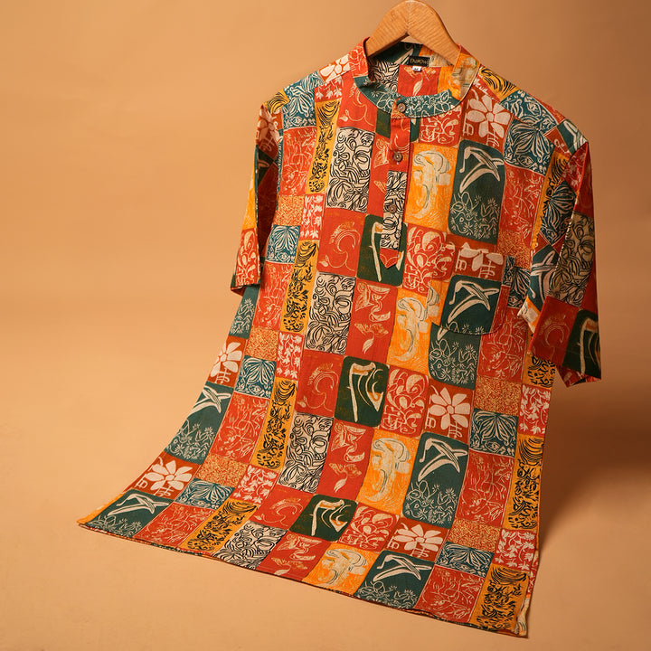 MATRIKA - Printed Kurta Shirt 