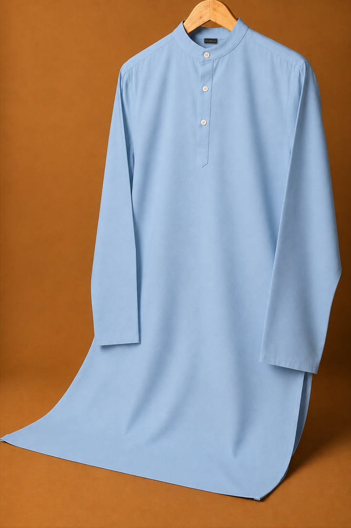 Arel* Cotton Linen Long Kurta 