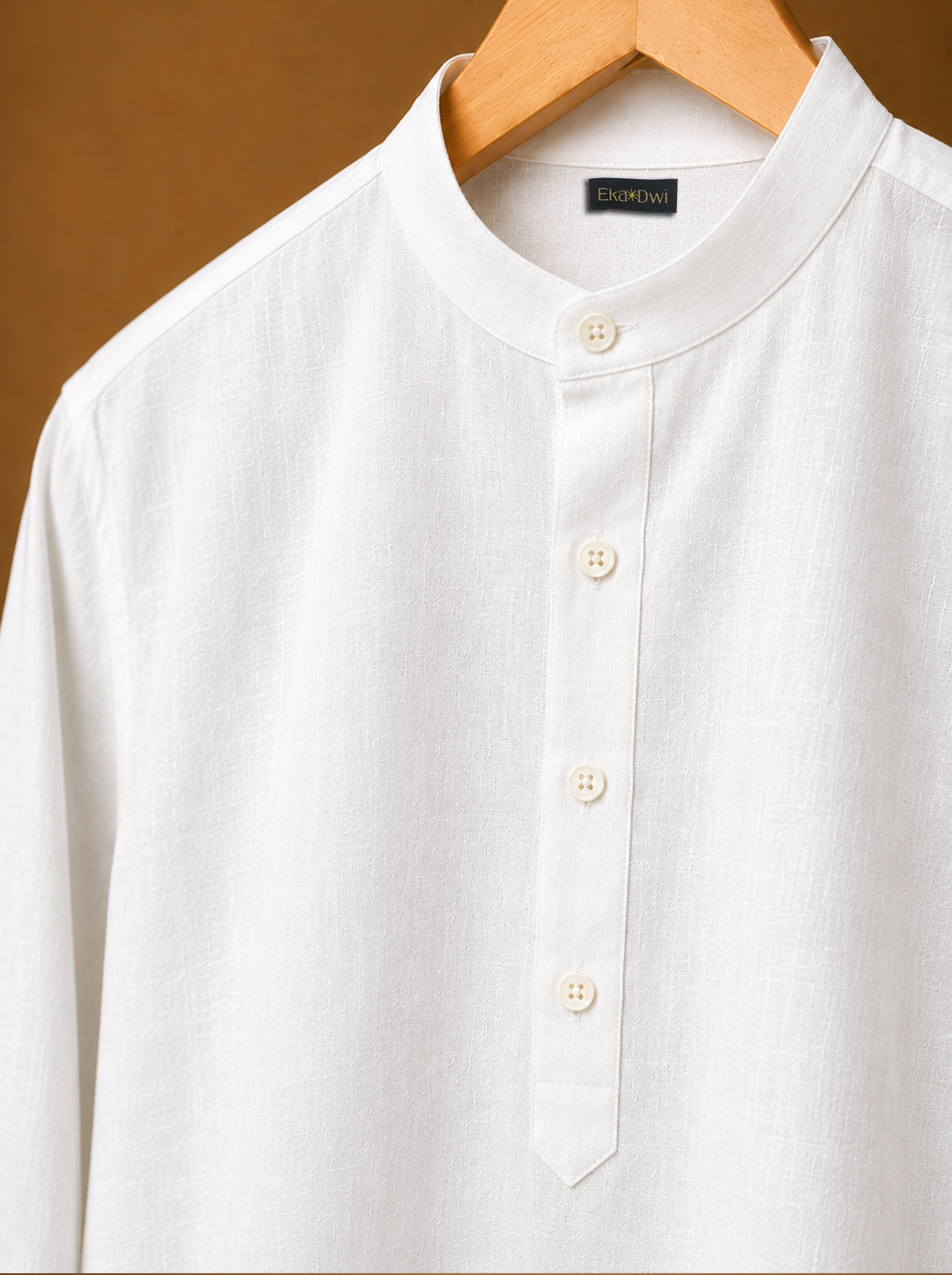 Saahir* Cotton Linen Long Kurta 
