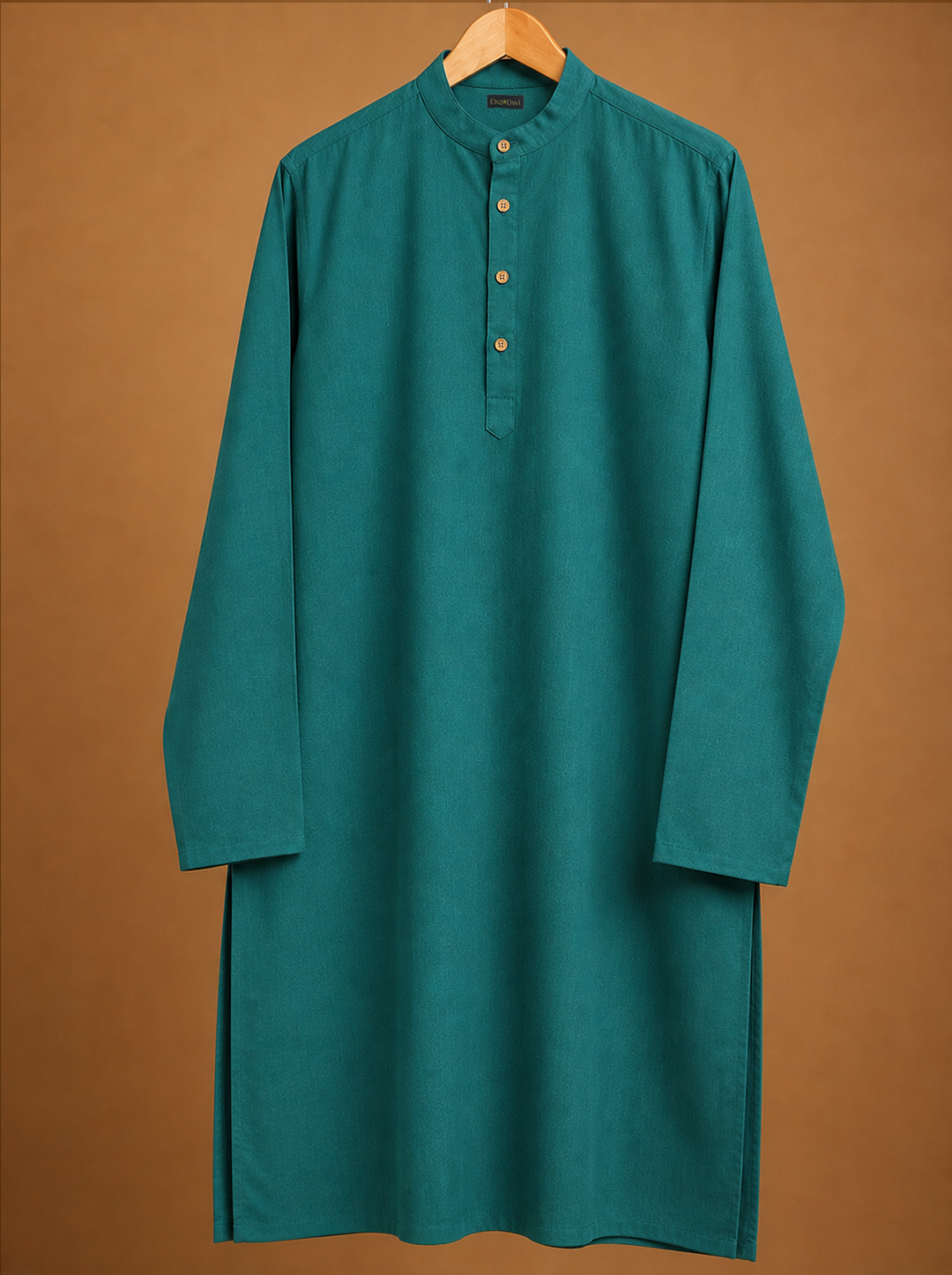 Nayel* Cotton Linen Long Kurta 