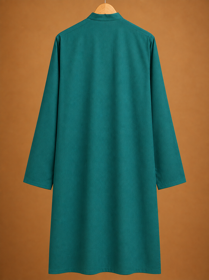 Nayel* Cotton Linen Long Kurta 