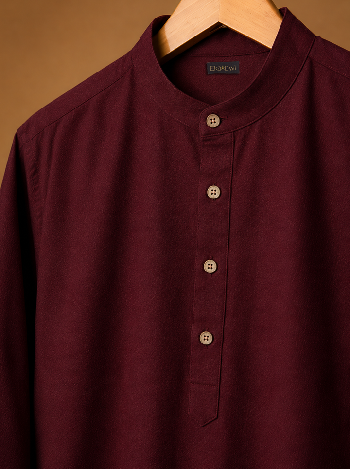 Varen* Cotton Linen Long Kurta 