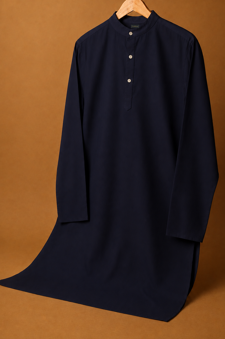 Soren* Cotton Linen Long Kurta 
