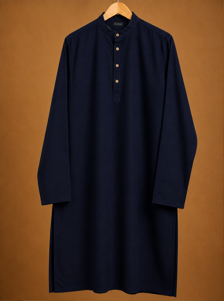 Soren* Cotton Linen Long Kurta 