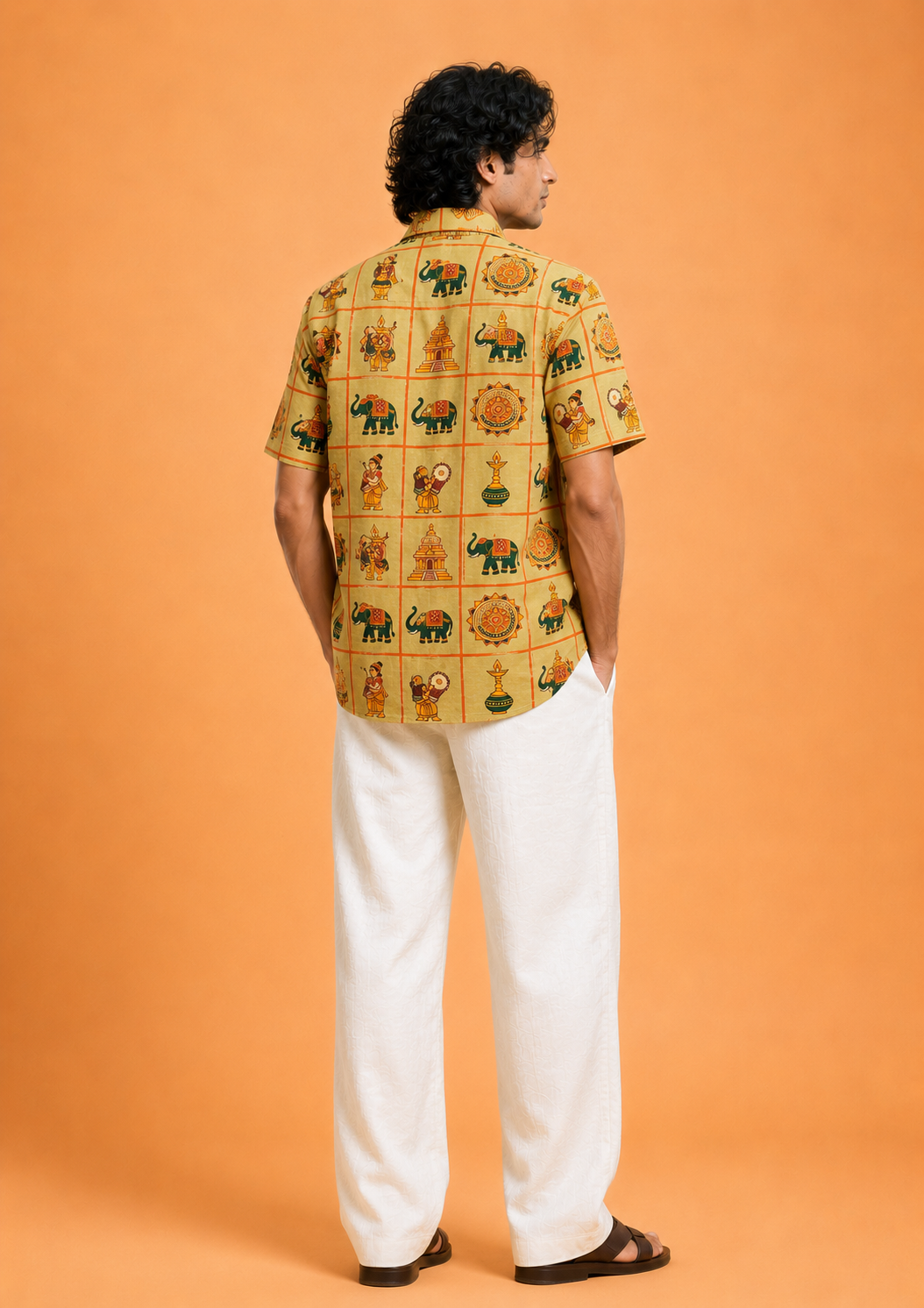 Ponnonam Grid Shirt