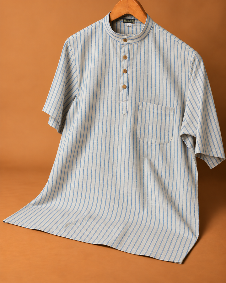 Classic Blue* Stripe Kurta Shirt 