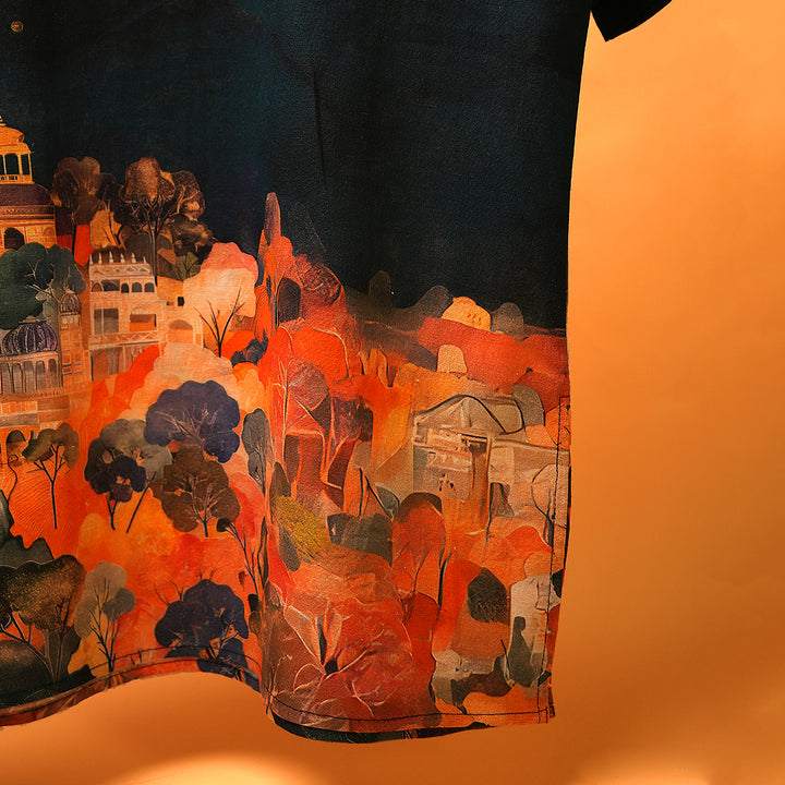 Mehrab - Printed Kurta Shirt 