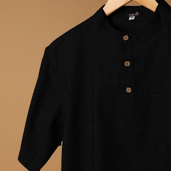 Kaivan* Cotton Linen Kurta Shirt 