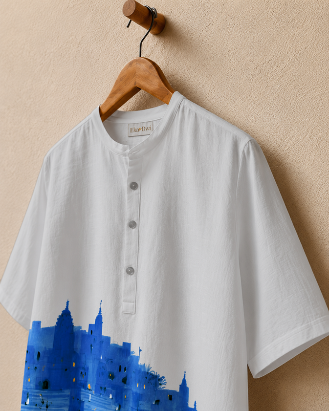 Kashi Afterlight - Printed Kurta Shirt 