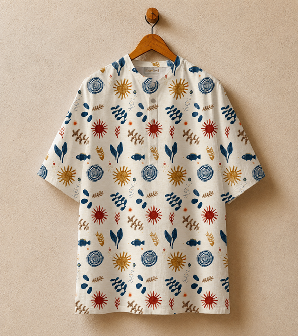 Boho Konkan - Printed Kurta Shirt 