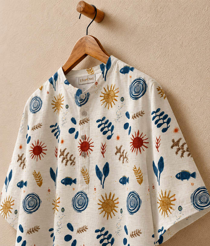 Boho Konkan - Printed Kurta Shirt 