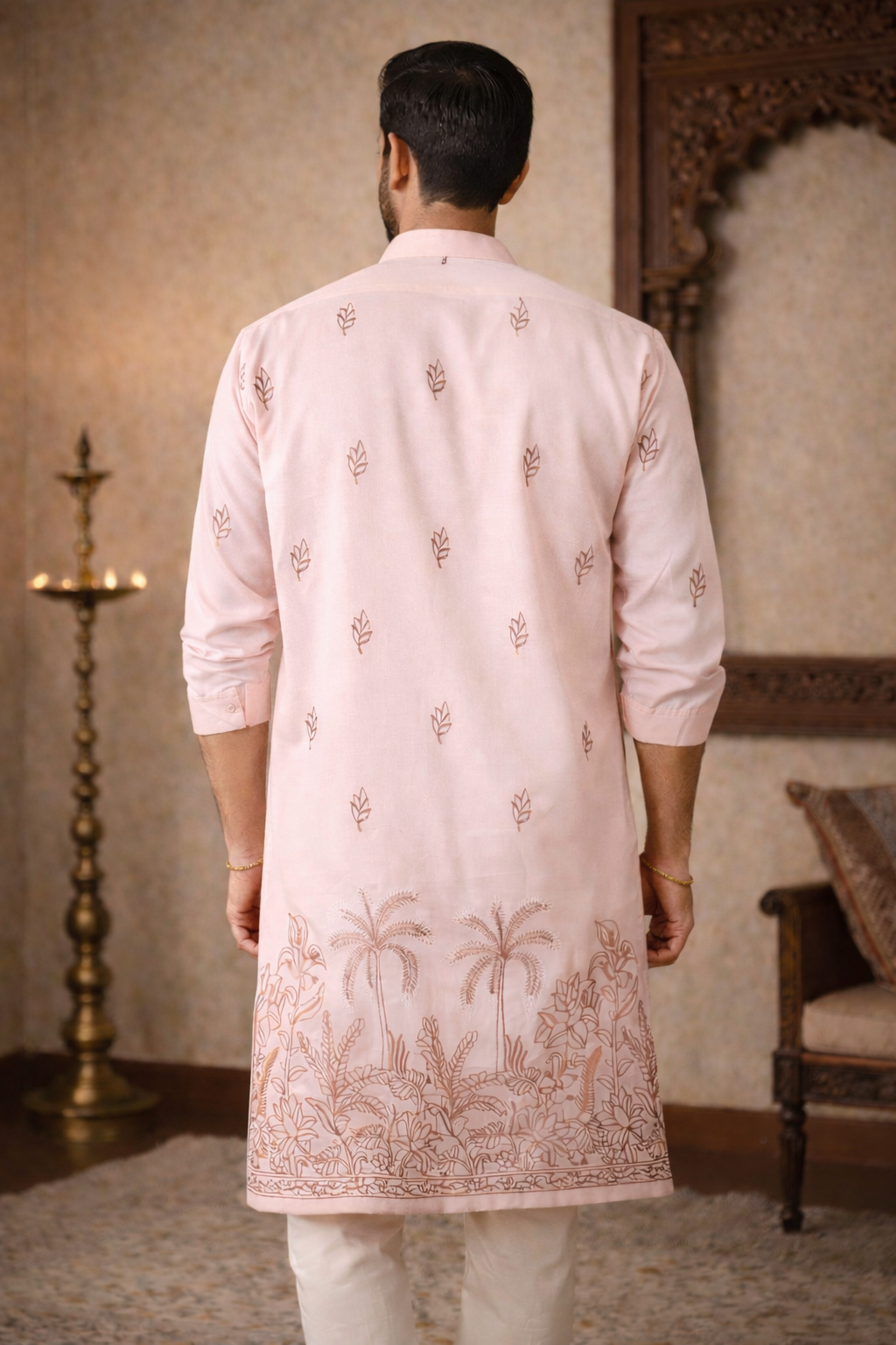 Aarunya * Rosewater Daman Embroidered Kurta #2