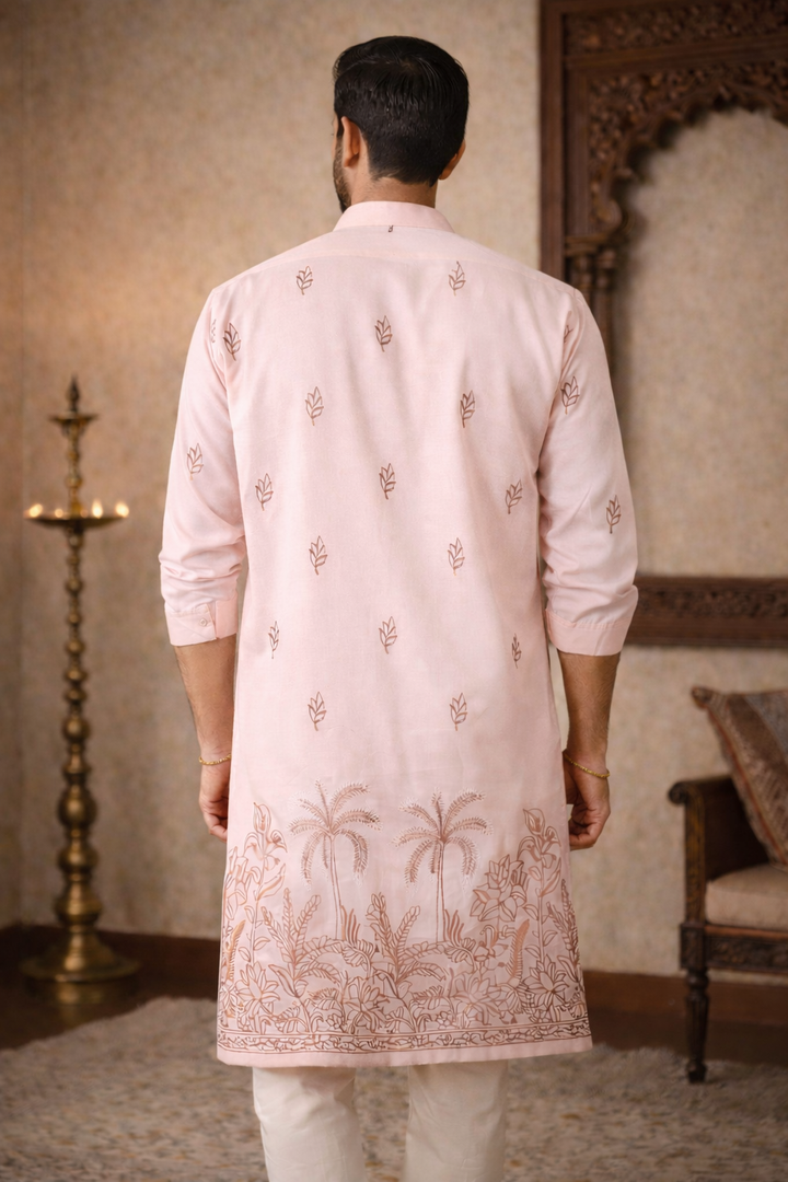 Aarunya * Rosewater Daman Embroidered Kurta #2