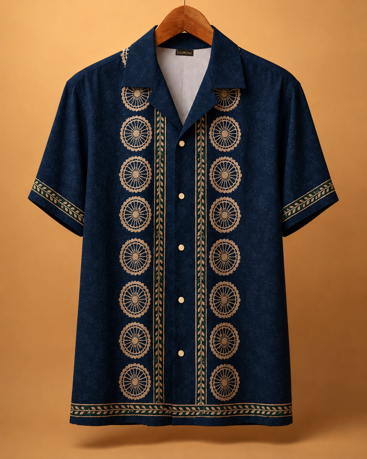 Virasat* Cuban Collar Shirt