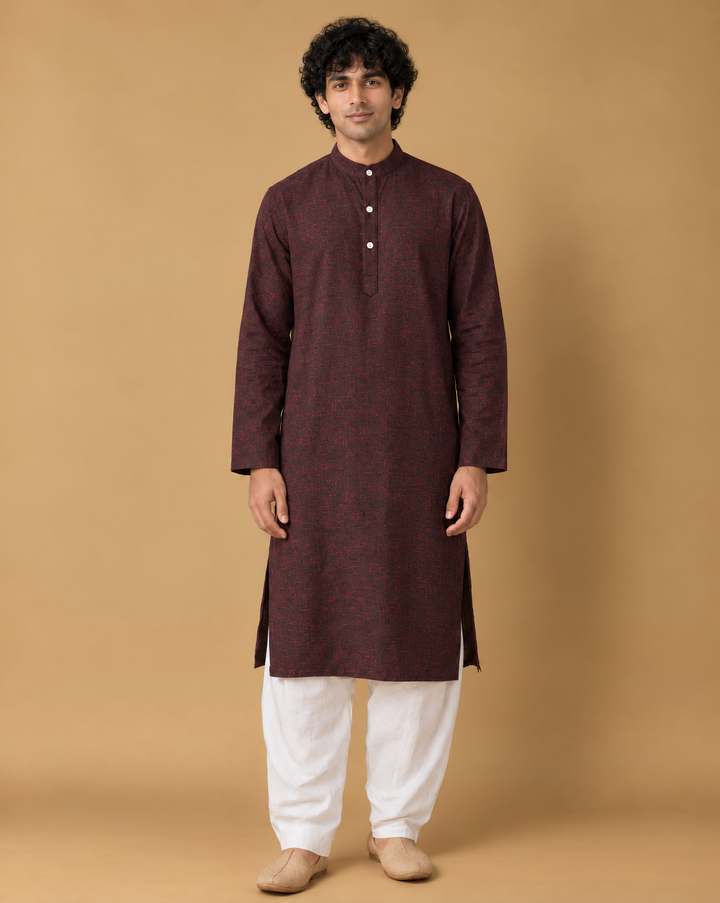 Rustic* Cotton Kurta Set 