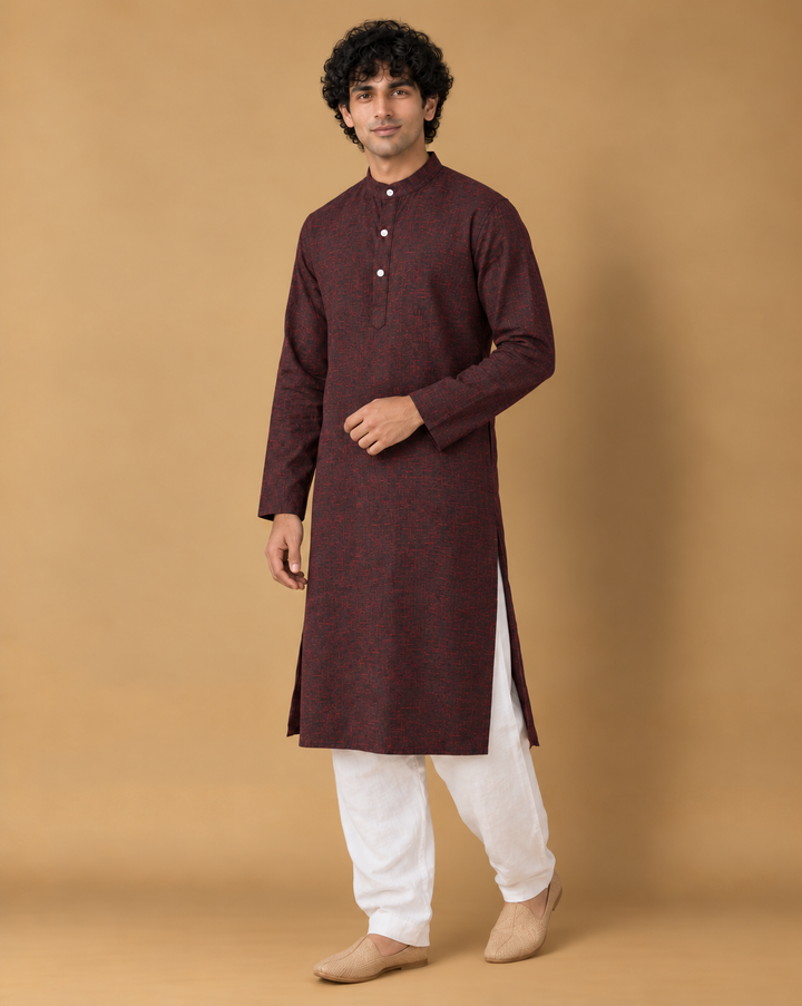 Rustic* Cotton Kurta Set 