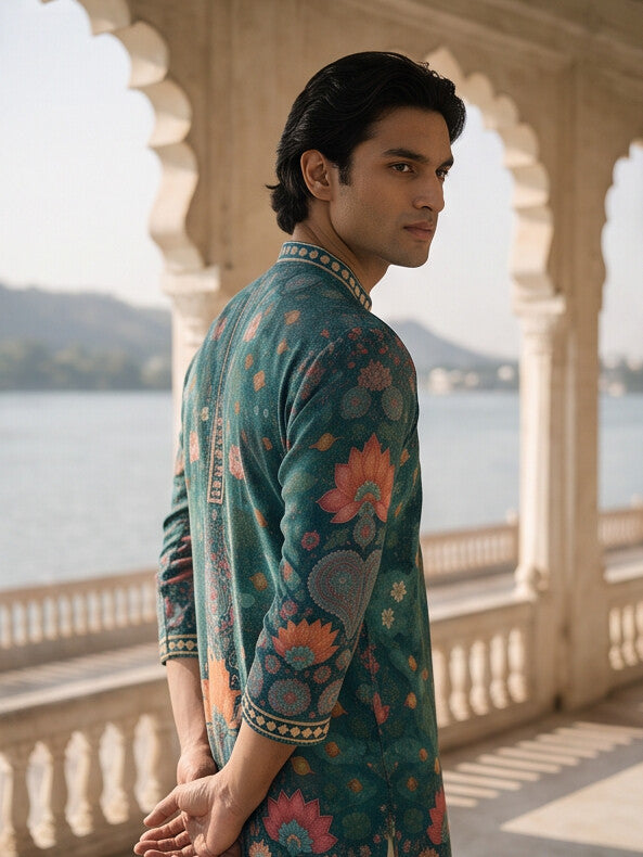 Kamalvan* Printed Kurta Set 