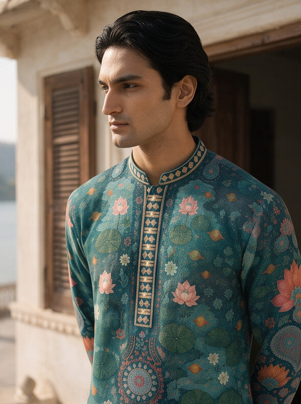 Kamalvan* Printed Kurta Set 