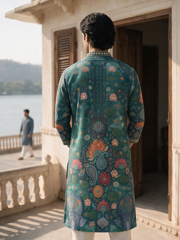 Kamalvan* Printed Kurta Set 