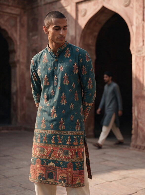 Lokraag* Printed Kurta Set 