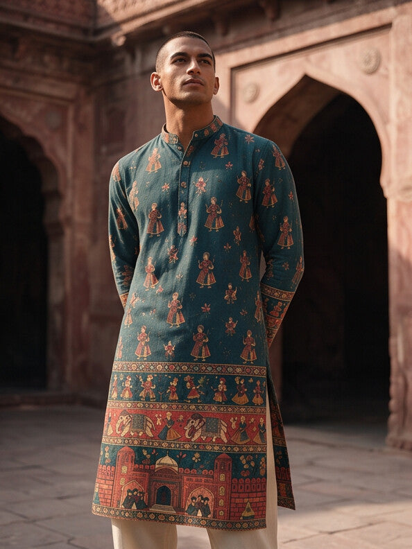 Lokraag* Printed Kurta Set 