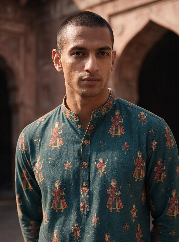 Lokraag* Printed Kurta Set 