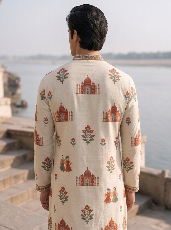 Jharokha* Printed Kurta Set 