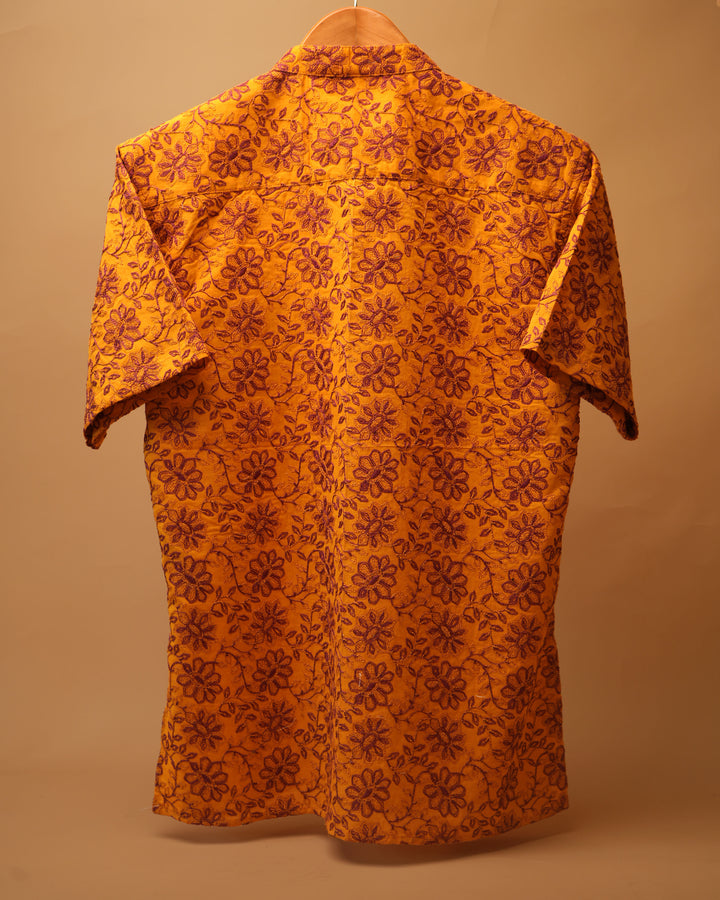 Floral Roots Kurta Shirt 