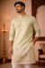 Pahalgam * Lt Green Daman Embroidered Kurta #3