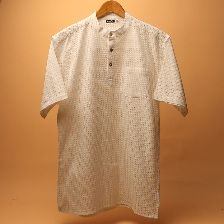 श्वेत Kurta Shirt #72
