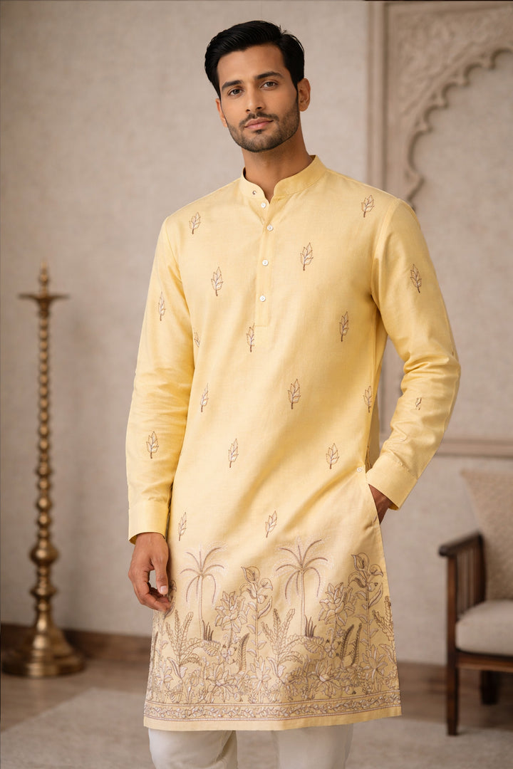 Zafran 2.0 * Daman Embroidered Kurta #5