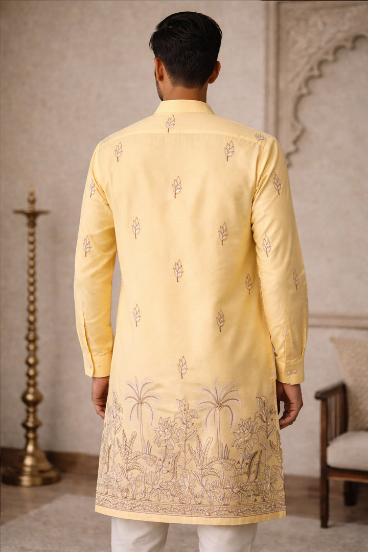 Zafran 2.0 * Daman Embroidered Kurta #5