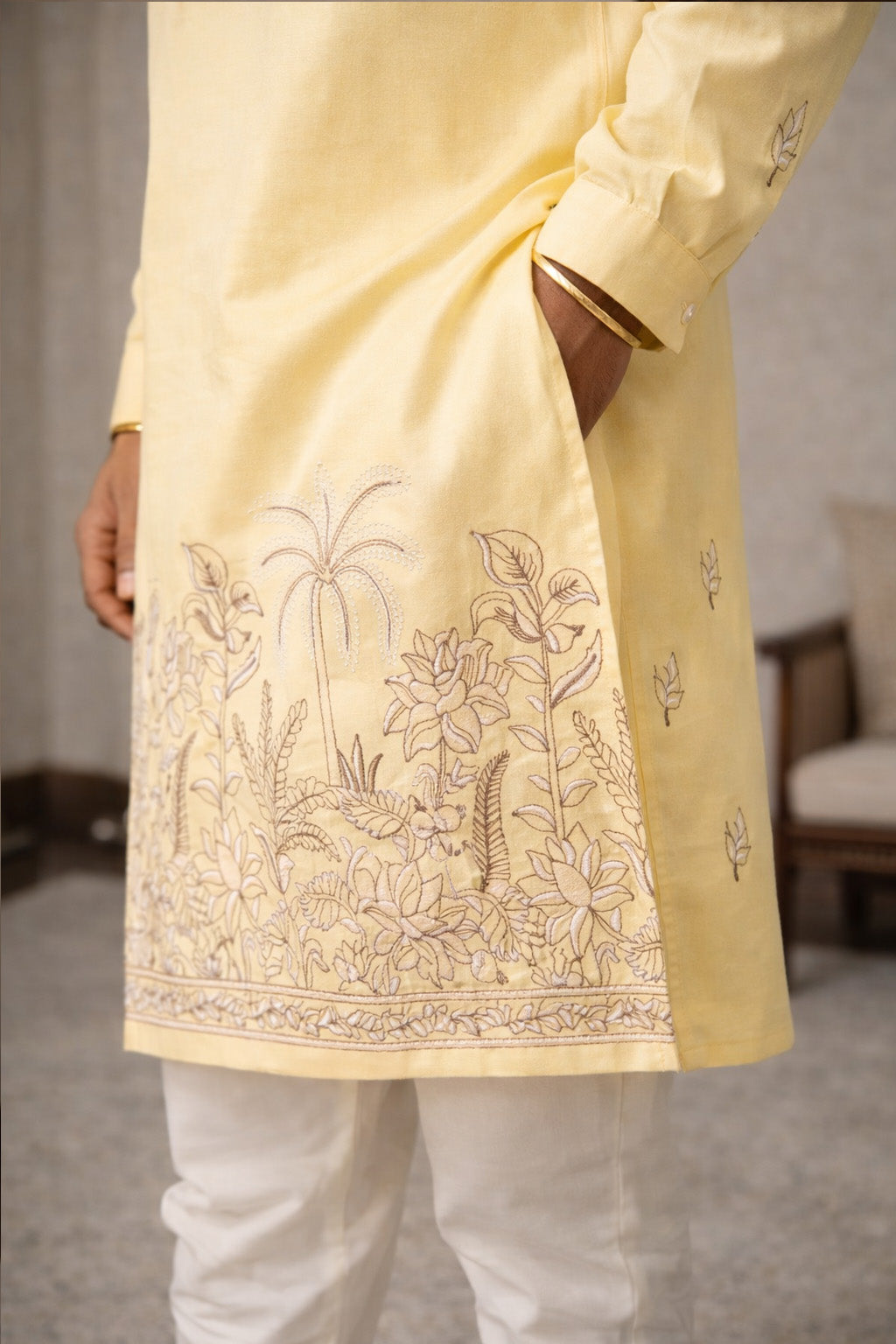 Zafran 2.0 * Daman Embroidered Kurta #5