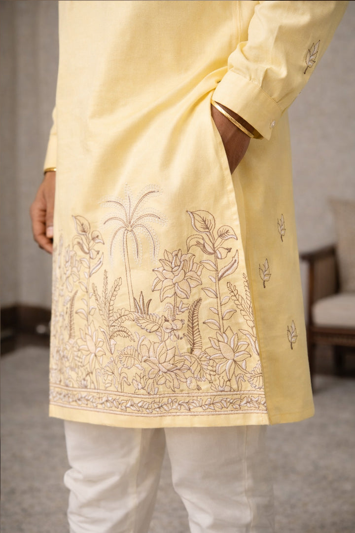 Zafran 2.0 * Daman Embroidered Kurta #5