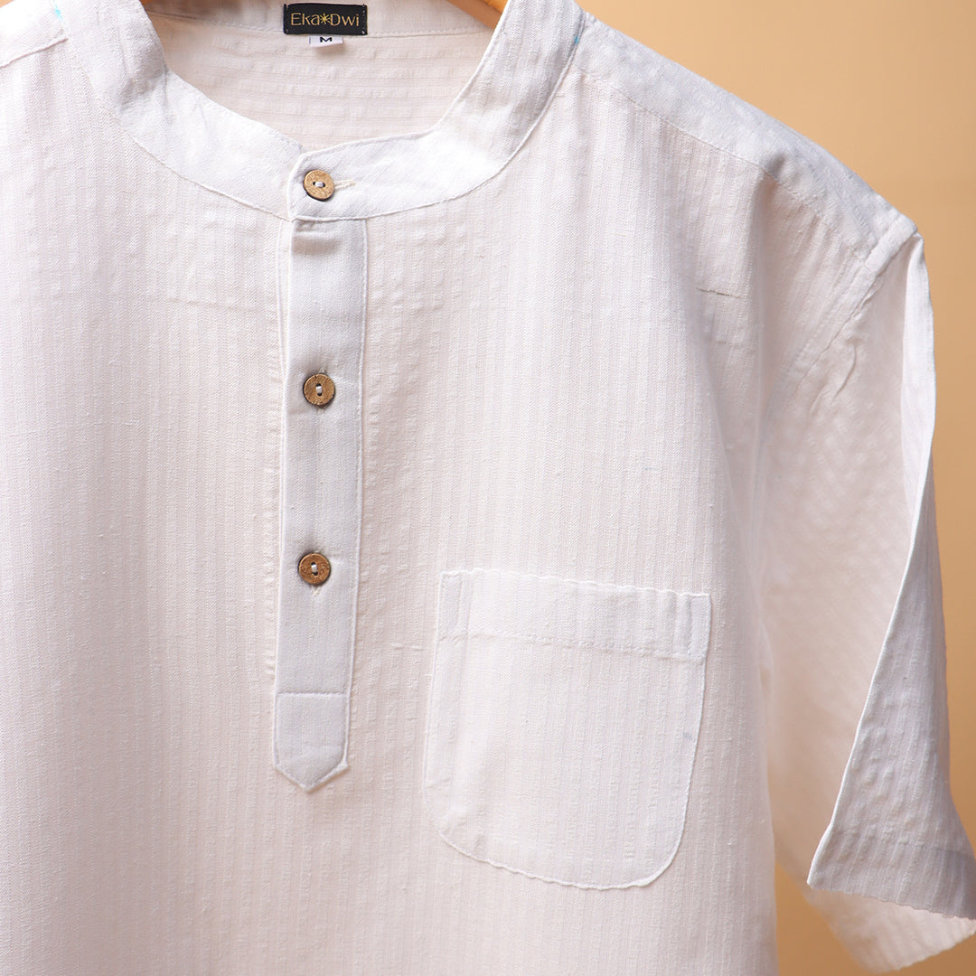 Shvet - Striped Kurta Shirt #89