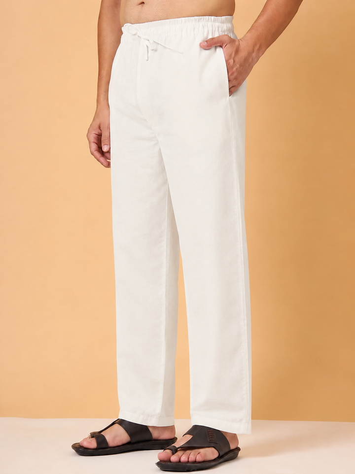 Ivory Dune* Cotton Linen Pajama