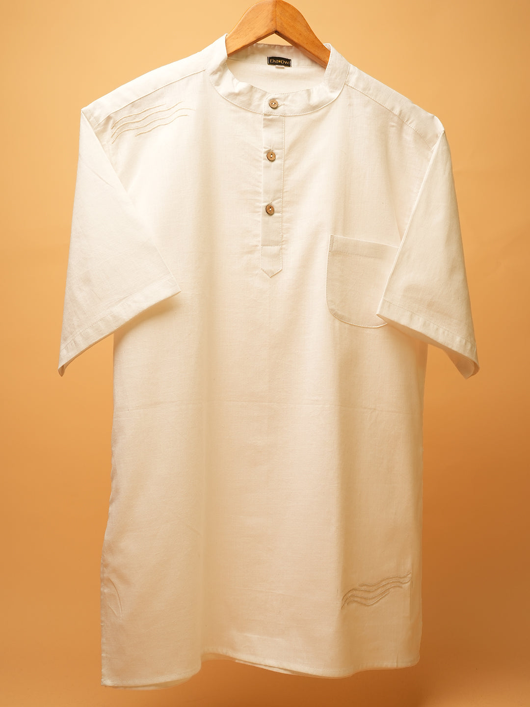 Shwet Sutra * PRANA Embroidered SERIES KURTA SHIRT 