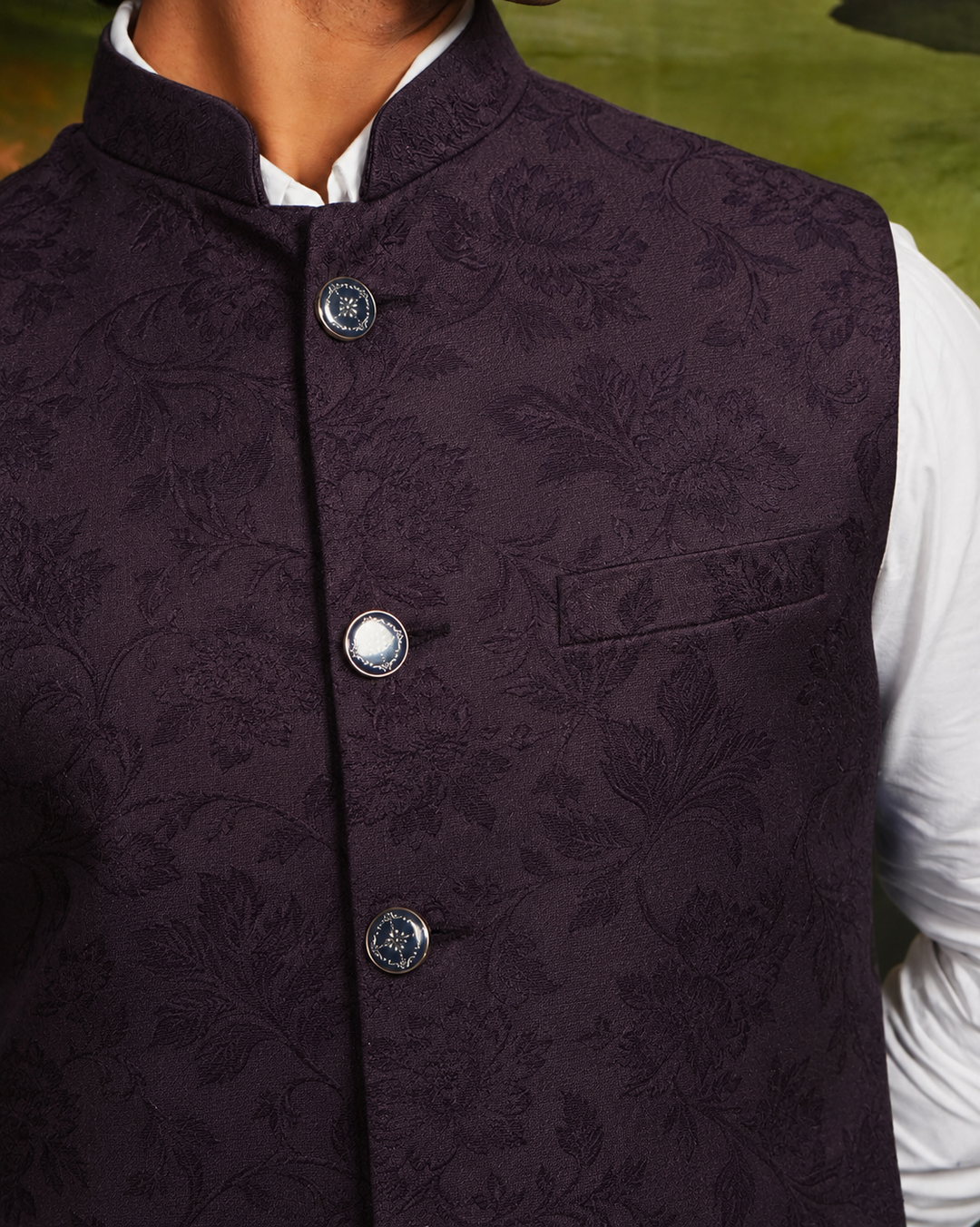 Twilight Garden Jacquard* WAIST-COAT 