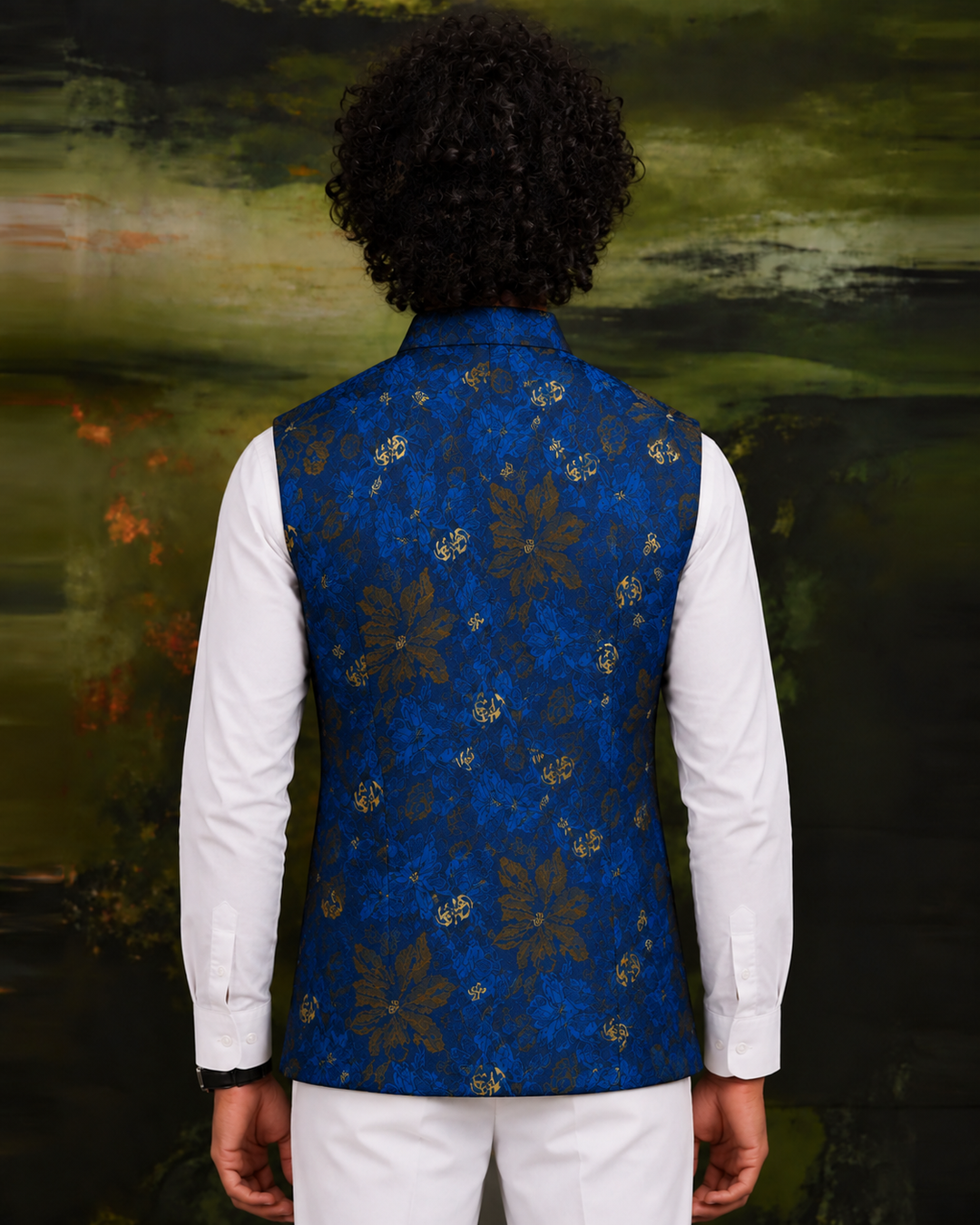 Sunehri Shaam Jacquard* WAIST-COAT 