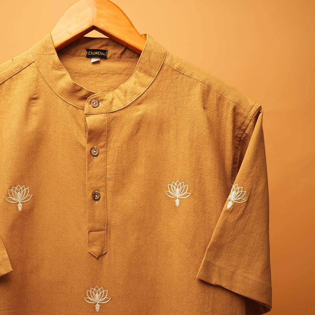 SAHEJ * PRANA Embroidered SERIES KURTA SHIRT 