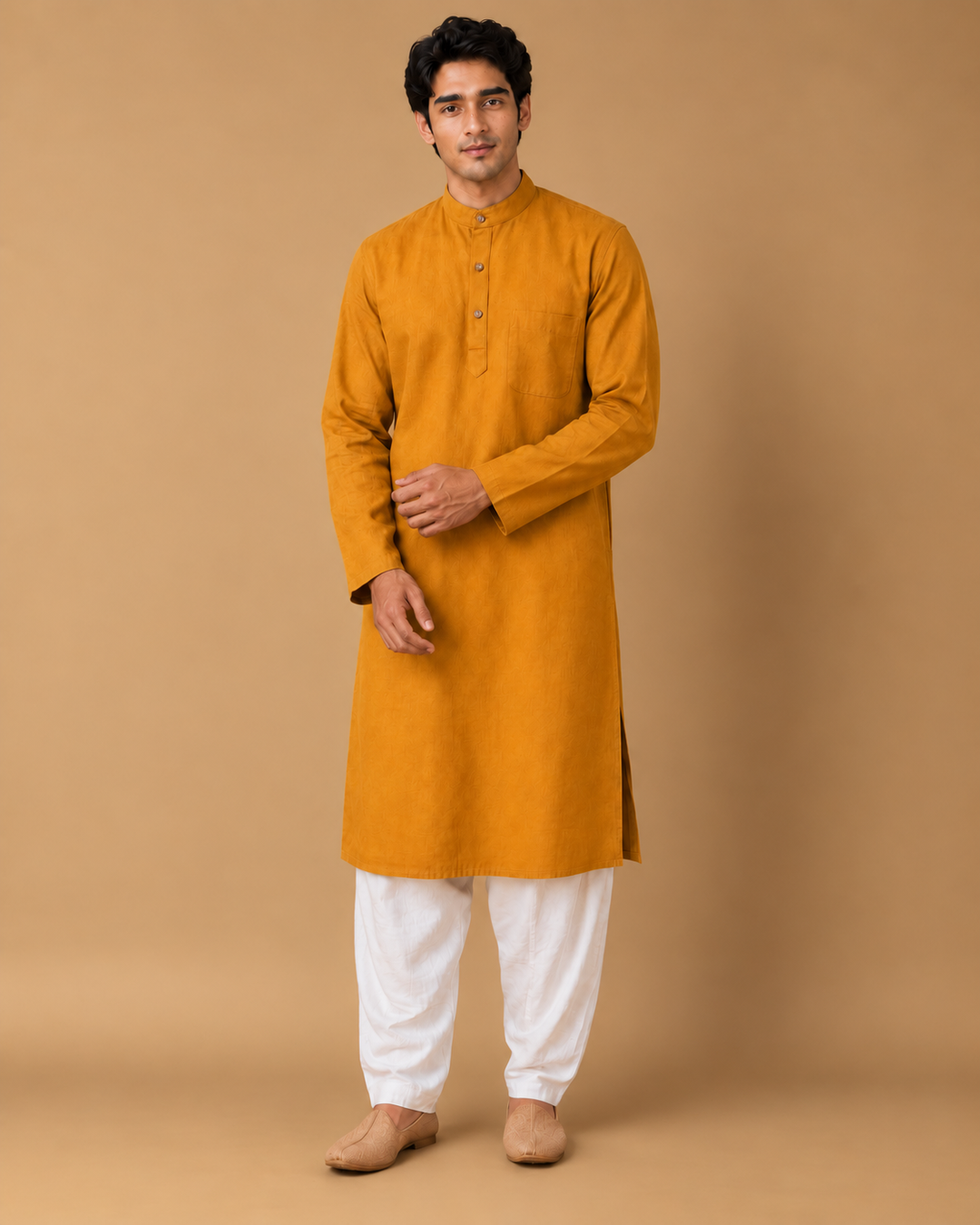 Mustard Gold* Kurta Set 