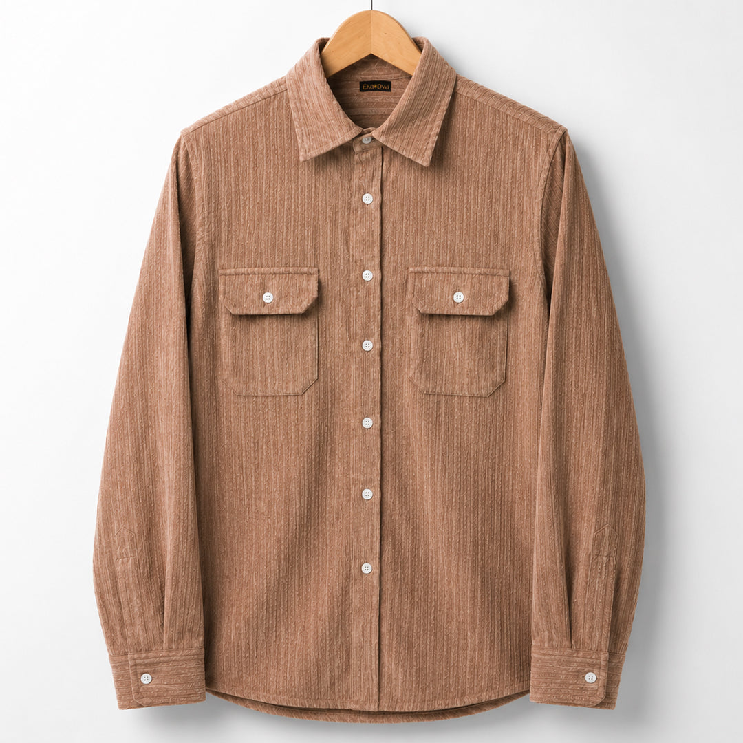 WALNUT CORD * Corduroy Shirt 