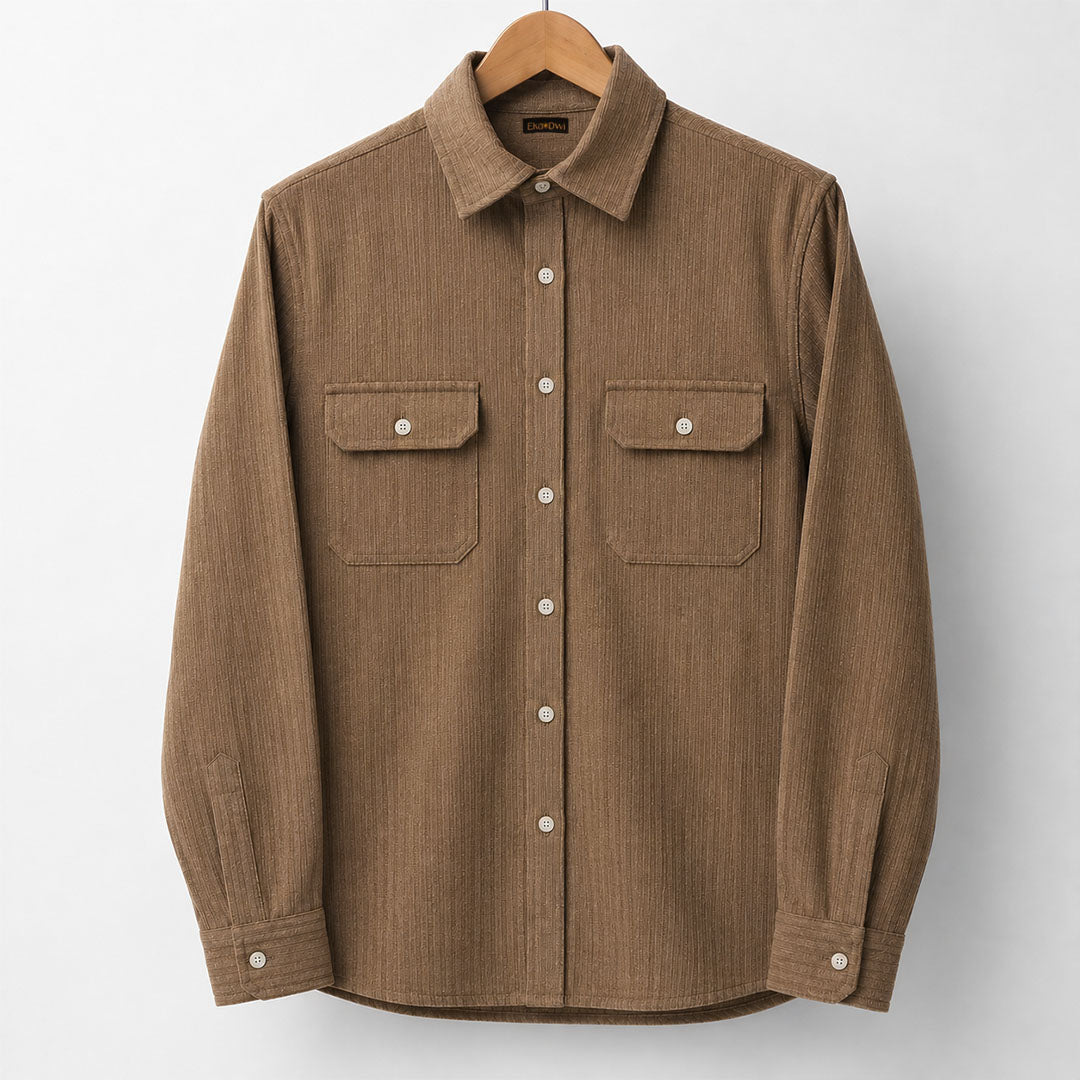 Pecan * Corduroy Shirt 