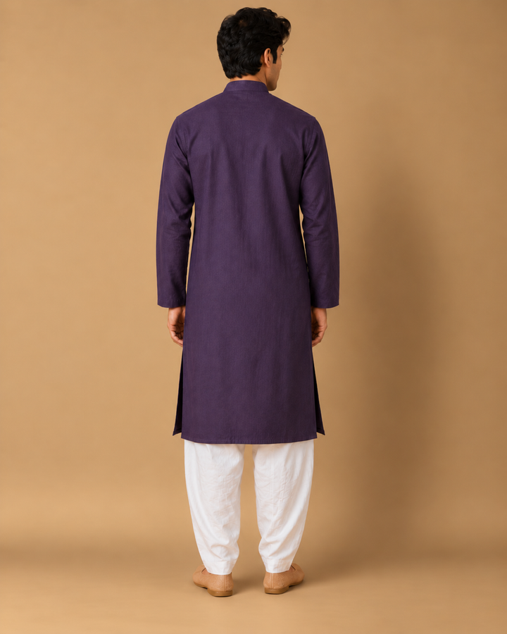 Noir Violet* Kurta Set 