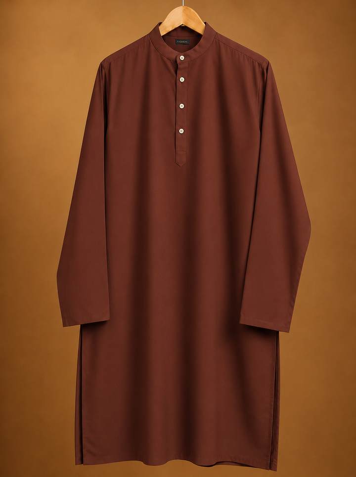 Ruhan* Cotton Linen Long Kurta 